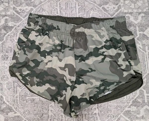 Athletic Works Damen-Laufshorts grün Tarnmuster Höschenfutter Large 12-14, Fitnessstudio  - Bild 1 von 5