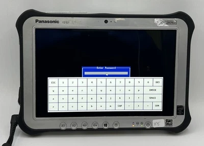 Panasonic ToughPad FZ-G1 | Core i5-5300U 2.3GHz  8GB RAM  No SSD | Bios Lock V1 - Image 1 of 4
