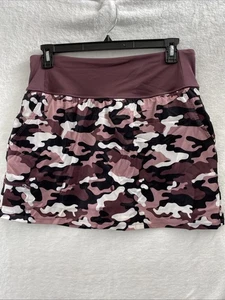 Zuda Damen Gr. L rosa/braun Camouflage Z-Eco Utility Skort mit Taschen breiter Bund - Bild 1 von 14