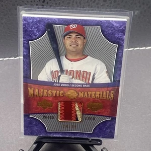 2005 UD Sweet Spot Jose Vidro Majestic Materials Game Used 3 Color Patch #24/35 - Bild 1 von 2