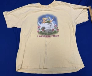 Camiseta de fútbol vintage Disney Tinker Bell XL 90s Walt Disney World camiseta gráfica - Imagen 1 de 6