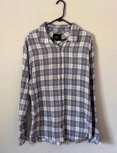 Rails Herren Hemd XL blau rot kariert Button Down weich Flanell langarm - Bild 1 von 9