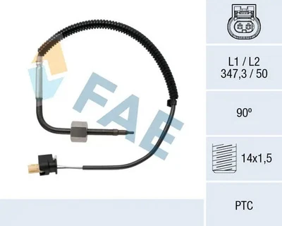 Sensore temperatura gas di scarico 68029 FAE per MERCEDES-BENZ CLASSE C T-Model - Immagine 1 di 4