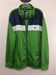 Ecko Unltd Jacke Herren Large grün Full Zip Fleece gefüttert - Bild 1 von 5