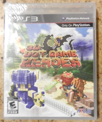 BRAND NEW! 3D Dot Game Heroes (Sony PlayStation 3, 2010) PS3 Video Game — 第 1/2 张图片