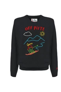 Maglione MC2 Saint Barth nero HER0001 02859G FS041 - Imagen 1 de 4