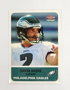 Como nuevo Tiffany Gold Parallel 2002 Fleer Tradition David Akers Philadelphia Eagles - Imagen 1 de 2
