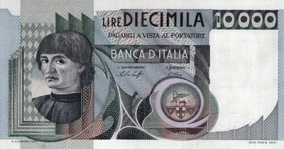 Italy 10,000 Lire 1976 Pick # 106b - Image 1 of 3