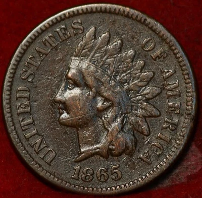 1865 Philadelphia Mint Indian Head Cent - Image 1 of 2