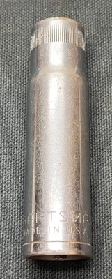 Craftsman 44444 VV USA 14 mm x 1/2 in. drive Metric 12 Point Deep Socket - Image 1 of 4