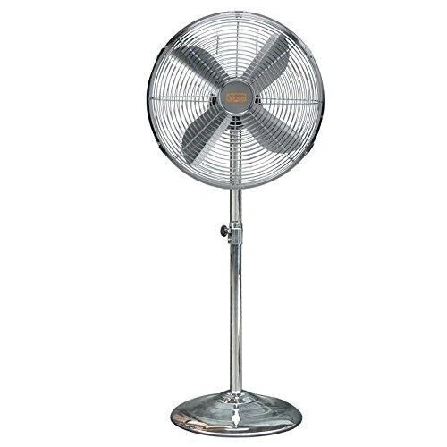 Ventilatore Cromato a Piantana Tonda 50W Altezza Max 130 Cm Diametro 40 - Immagine 1 di 1