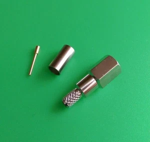 (5 SET) Crimpatrice FME maschio (tipo esagonale) per RG58/RG142/RG400/LMR195 - Venditore USA - Foto 1 di 3