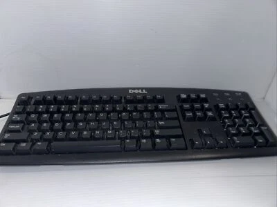 Dell SK-8110 7N242 Black Wired Keyboard Tested Working PS2 - 104Keys - Image 1 of 4