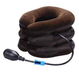 Cervical Neck Traction Device Collar Brace Support Pain Relife Stretcher Therapy - Picture 1 of 10