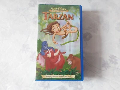 VHS Tarzan Walt Disney Meisterwerke Zeichentrickfilm Kinderfilm Sammler Hologram - Bild 1 von 4
