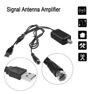 Digital TV Antenna Amplifier Signal Booster TV High Gain Boost Channel GXW - Picture 1 of 13