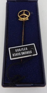 Mercedes Benz Pin Mercedes-Stern "IAA 97" Sterling Silber vergoldet (99819) - Bild 1 von 6