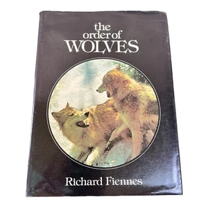 VTG Order Wolves Fiennes Hard Cover 1976 First Edition Book Animals illistrated - Picture 1 of 15
