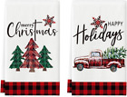 Artoid Mode Truck Christmas Trees Kitchen Towels and Dish Towels, 18 x 26 Inch W