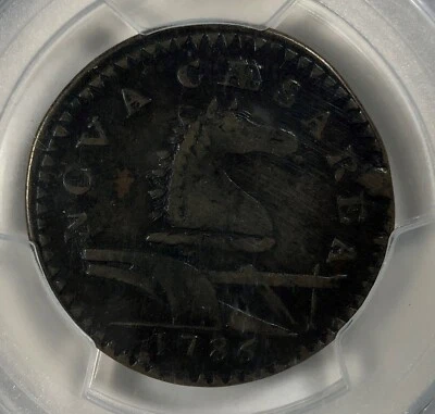 1786 New Jersey Colonial Copper. PCGS VF35. Protruding Tongue. - Image 1 of 4