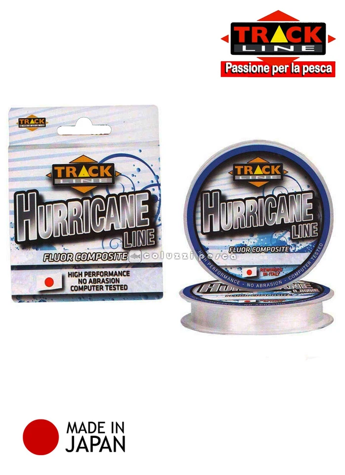 FILO TRACK LINE HURRICANE 100 M FLUOR COMPOSITE MADE IN JAPAN PESCA MONOFILO - Immagine 1 di 1