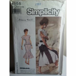 Simplicity Sewing Pattern 8555 Misses Easy-To-Sew Two-Piece Dress UNCUT, 12-16 - Picture 1 of 8