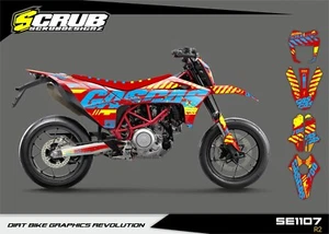 GasGas SM 700 2022 2023 2024 Supermoto Grafik Dekor Aufkleber SCRUB - Bild 1 von 17