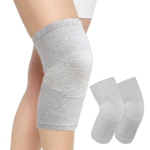 Ginocchiera Ortopedica Elastica 2 Pezzi Tutore Fascia Ginocchio Sport Traspirant - Foto 1 di 7