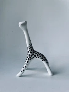 Estatuilla de jirafa de porcelana de Hanna Orthwein para Ćmielów, Polonia - Imagen 1 de 15