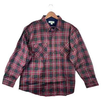 VTG Haband Flannel Plaid Collared Button Down Workwear Casual Shirt Mens Size 2X - Image 1 of 4