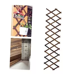 Wooden Wall Trellis Garden Fence Hanging Frame for Extra Thick Expandable 1 cm - Picture 1 of 7