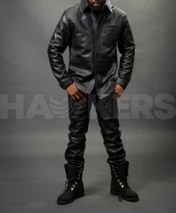 Men's 100% Real Leather Pant and shirt,2 piece Premium Outfit ,Party Wear - Picture 1 of 4