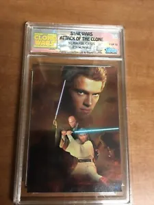 Star Wars: Attack of the Clones Silver Foil Card #7/10 Jedi Montage BCC 9.5 - Picture 1 of 4