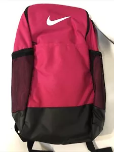 Nike Brasilia Zaino da Allenamento Medio - Rosa/Nero BA5954-666 - Foto 1 di 10