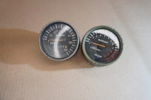 SUZUKI ZR50 ZR 50 1981 model set of clocks speedometer speedo DAMAGED - Picture 1 of 11
