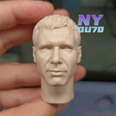 Boneco de ação 1/6 macho Blade Runner Harrison Ford cabeça esculpida para 12"" - Imagem 1 de 4