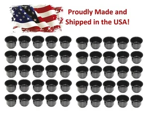 100 PK Plastic 3 5/8 Black Boat Cup Holder pontoon boat rv center car truck - Picture 1 of 11