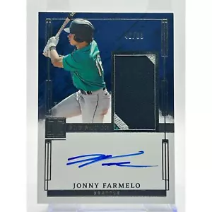 2024 Panini Impeccable Jonny Farmelo RPA Tri Color Patch Auto /99 Mariners - Picture 1 of 2