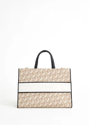 Tasche Einkaufen mit Schultergurt Gaudi Stickerei mit Logo Denim V4AE-11570 - Bild 1 von 3