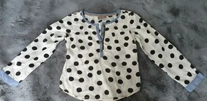 Next Girls Cotton Spot Shirt Style Top. 6 Years. - Picture 1 of 9