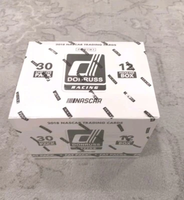 2018 Panini Donruss NASCAR Racing Factory Sealed Jumbo Cello Value Fat Pack Box - Image 1 of 3