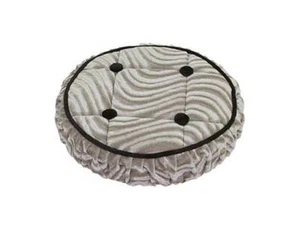 Lowrider Bike Steering Wheel Cover Velour Buttons Silver - Picture 1 of 1