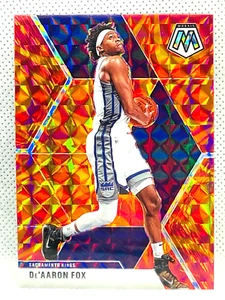 2019-20 Panini Mosaic Basketball - DE'AARON FOX #10 - Reactive Orange Prizm - Picture 1 of 2