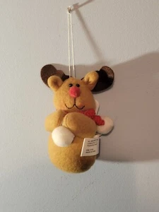 Far East Brokers Peluche Imbottito Natale Renna Ornamento (NUOVO SENZA ETICHETTE) - Foto 1 di 5