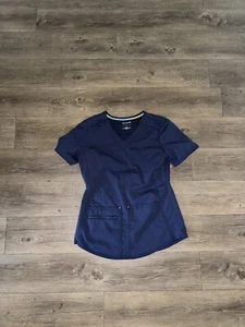 Scrubstar Navy Women’s Premium V-Neck Scrub Top - Picture 1 of 2