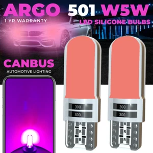 For Seat Leon Cupra FR MK3 Led Pink Interior Footwell Light Bulbs 2008-2017 Bulb - Picture 1 of 11