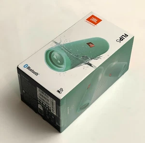 Altavoz Bluetooth recargable portátil impermeable JBL Flip 5 - verde azulado *FLIP5TEAL - Imagen 1 de 2