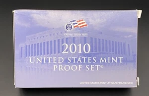 2010 Clad Proof Set U.S. Mint Original Government Packaging OGP COA - Picture 1 of 15