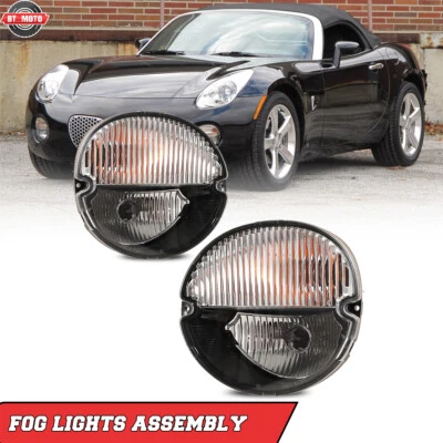 For 2004-2008 Pontiac Grand Prix 06-09 Solstice Clear Pair Fog Light Front Lamps Foto 1 de 4