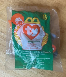 1998 #8 Scoop the Swallow 6" McDonald's TY Beanie Baby *NEW SEALED* - Picture 1 of 2